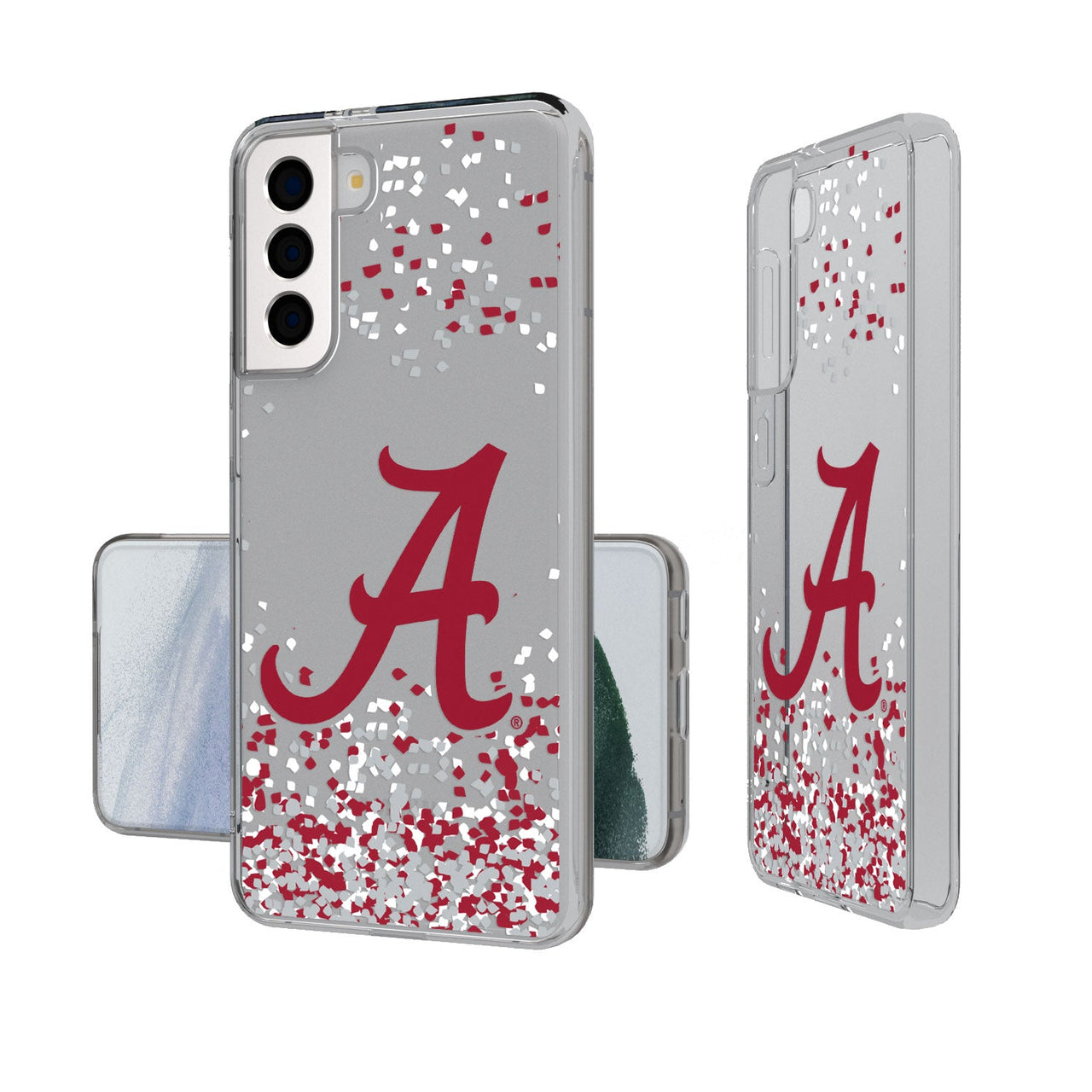 Alabama Crimson Tide Confetti Clear Case-19