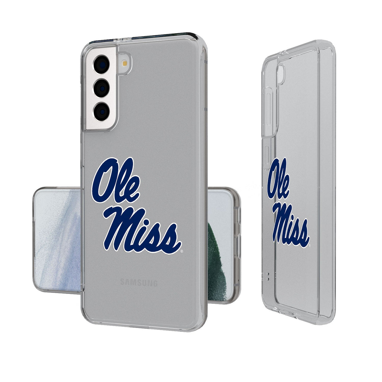 Mississippi Ole Miss Rebels Insignia Clear Case-11