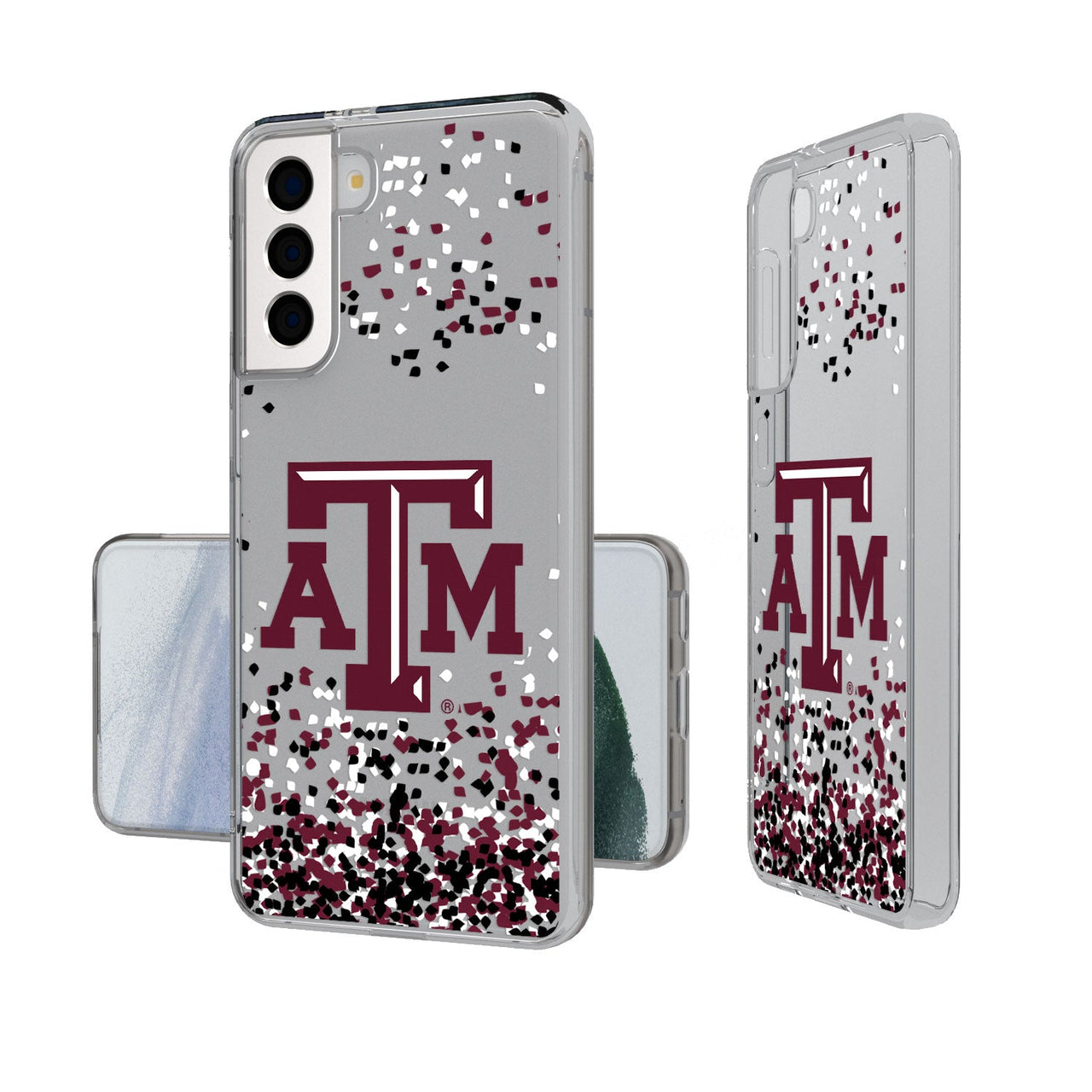 Texas A&M Aggies Confetti Clear Case-19