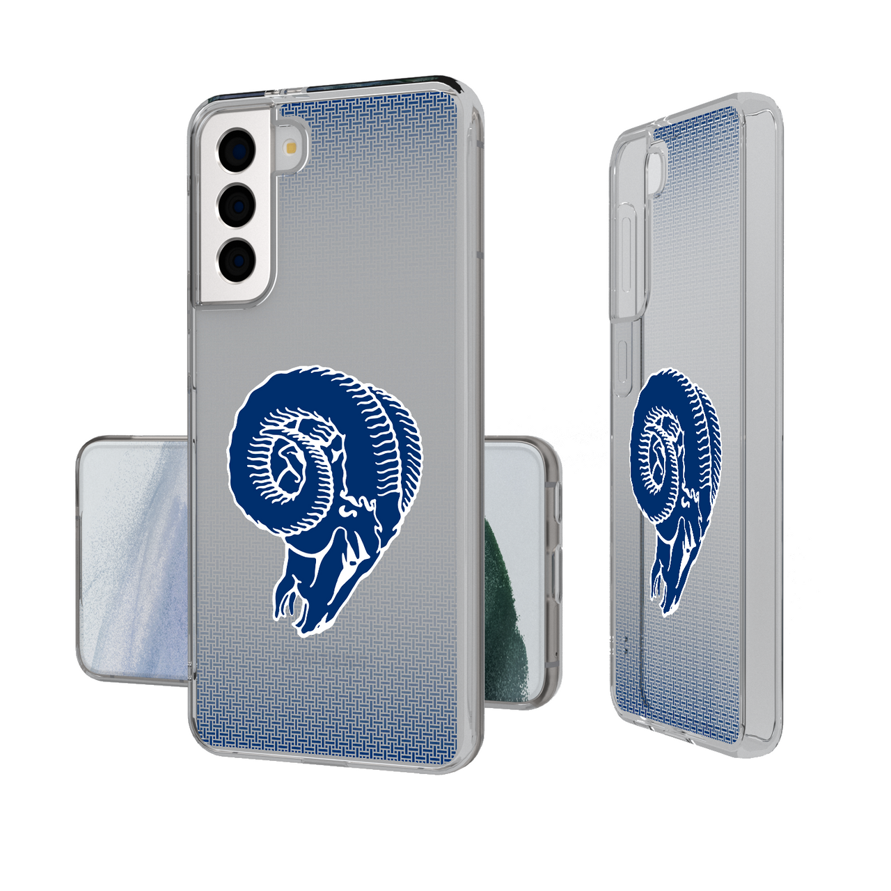 Los Angeles Rams Historic Collection Linen Clear Phone Case-1