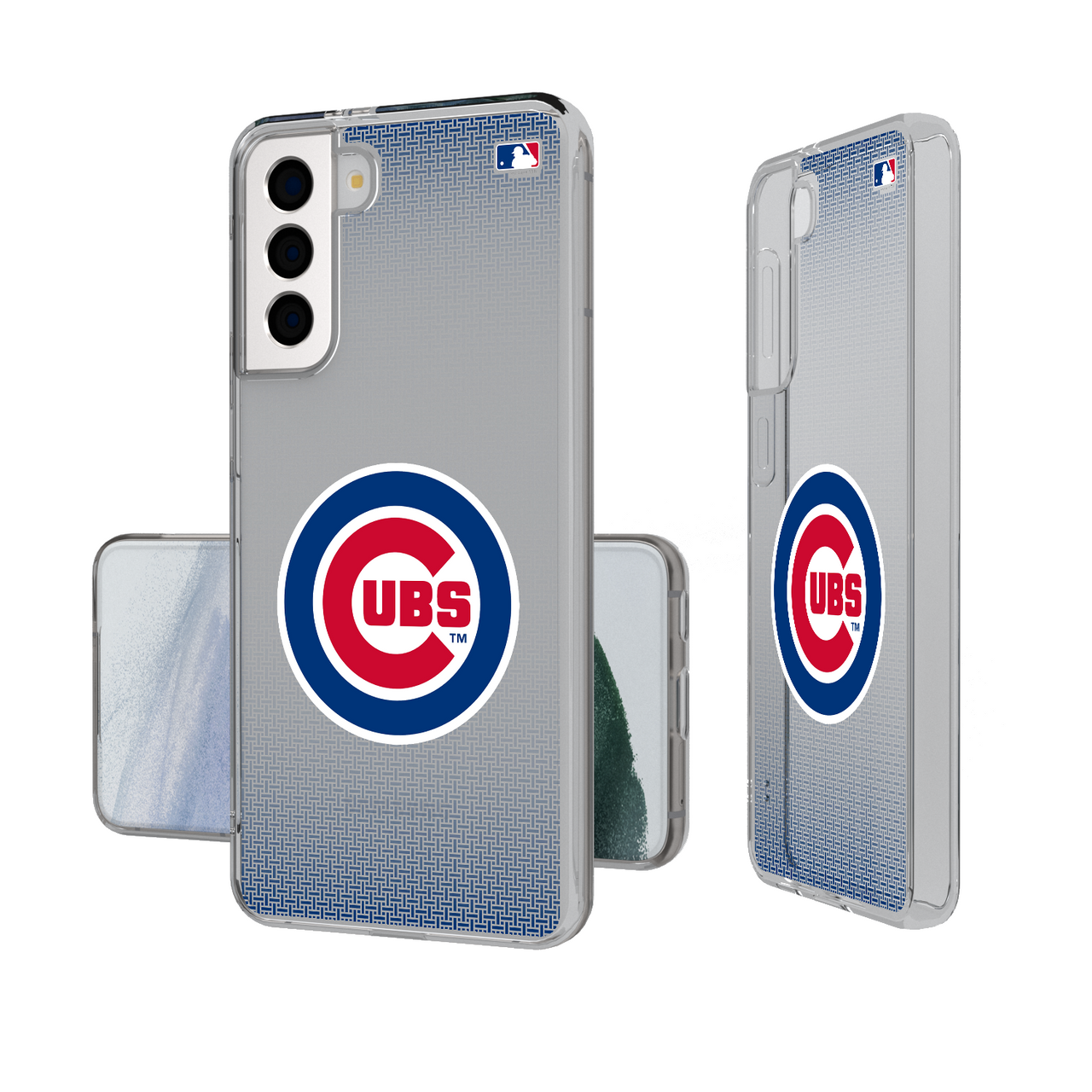 Chicago Cubs Linen Clear Phone Case-1