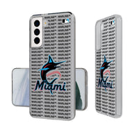 Thumbnail for Miami Marlins Blackletter Clear Case-1