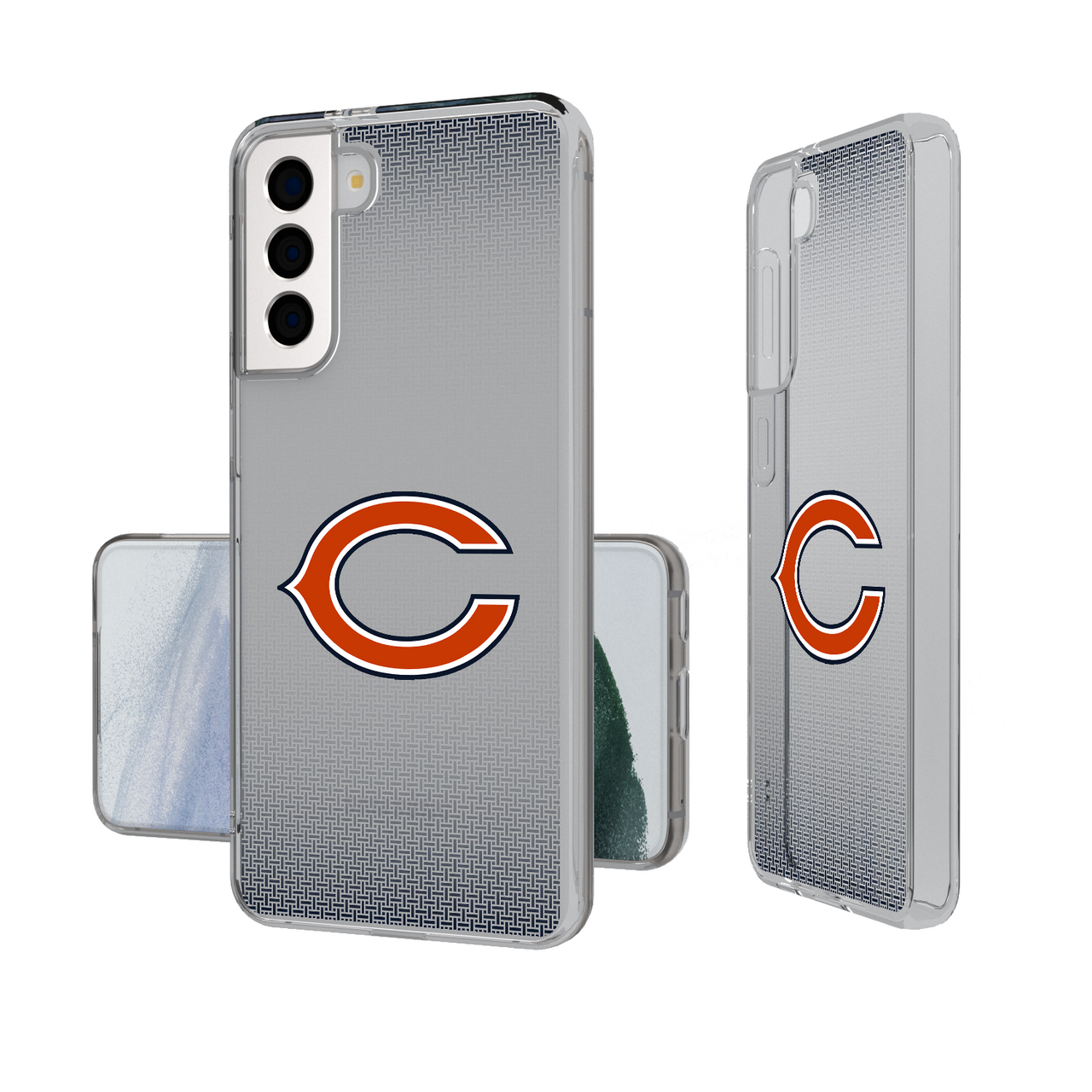 Chicago Bears Linen Clear Phone Case-1
