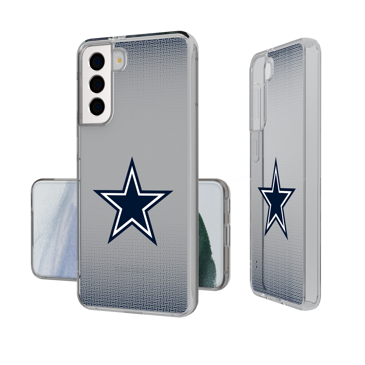 Dallas Cowboys Linen Clear Phone Case-1