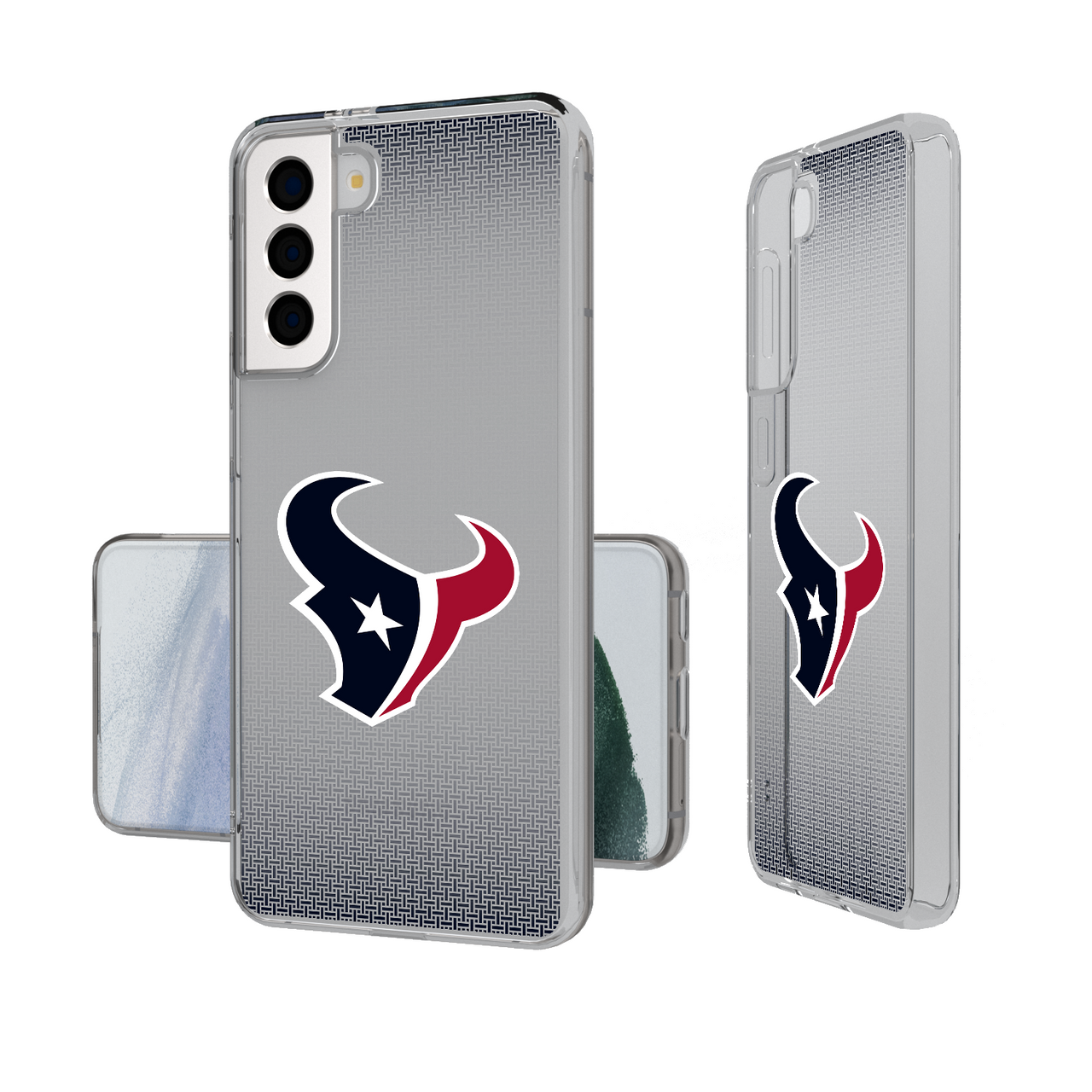 Houston Texans Linen Clear Phone Case-1