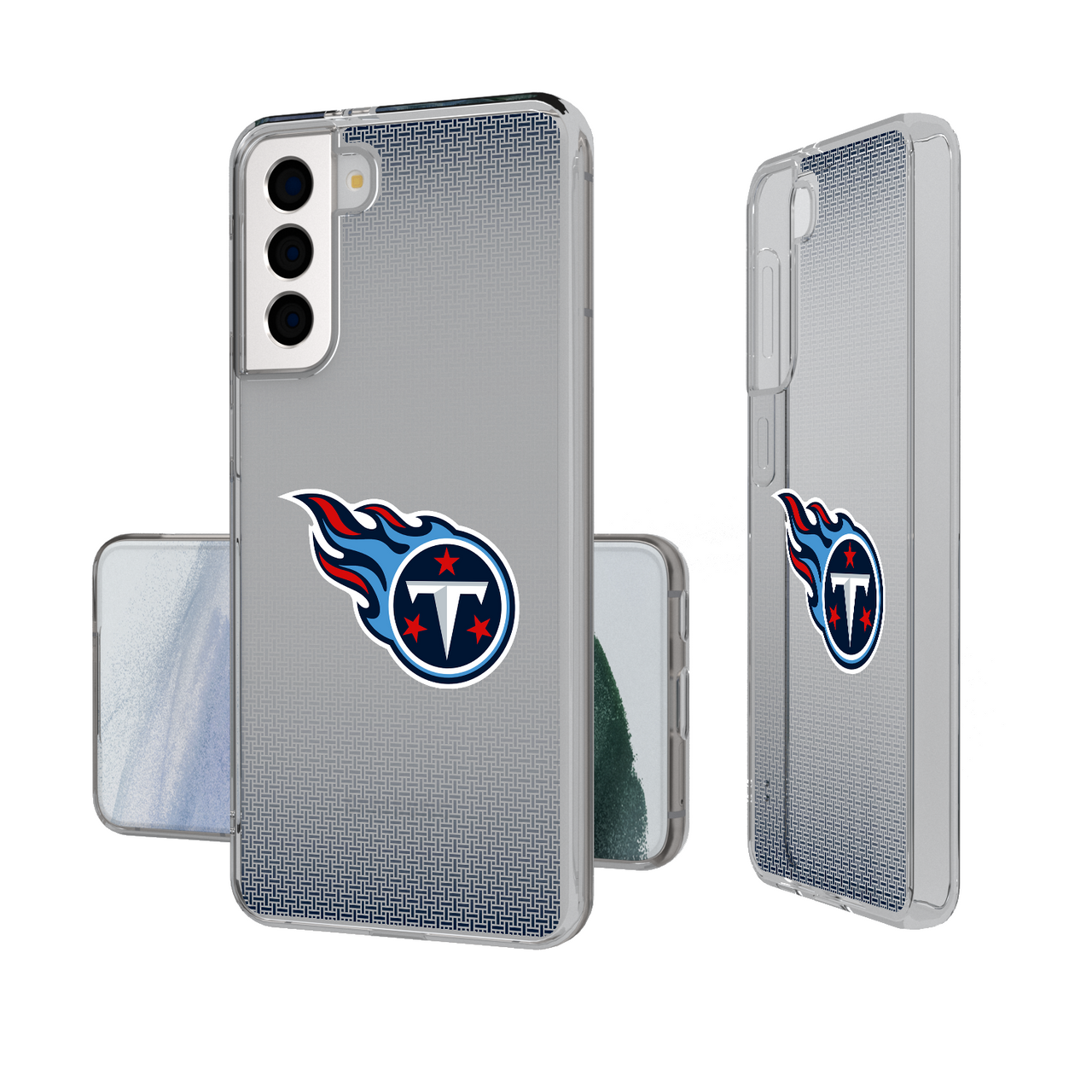 Tennessee Titans Linen Clear Phone Case-1