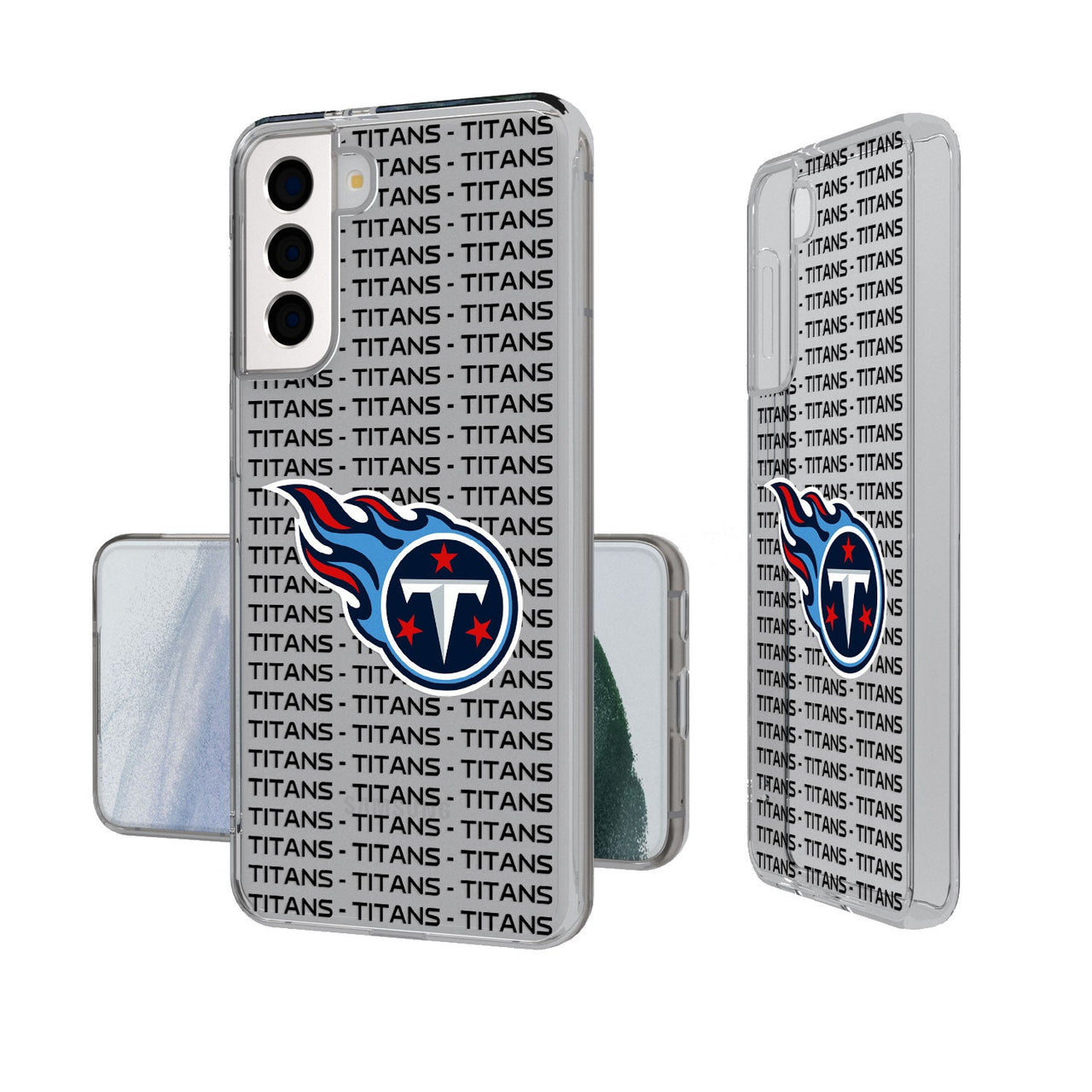 Tennessee Titans Blackletter Clear Case-19