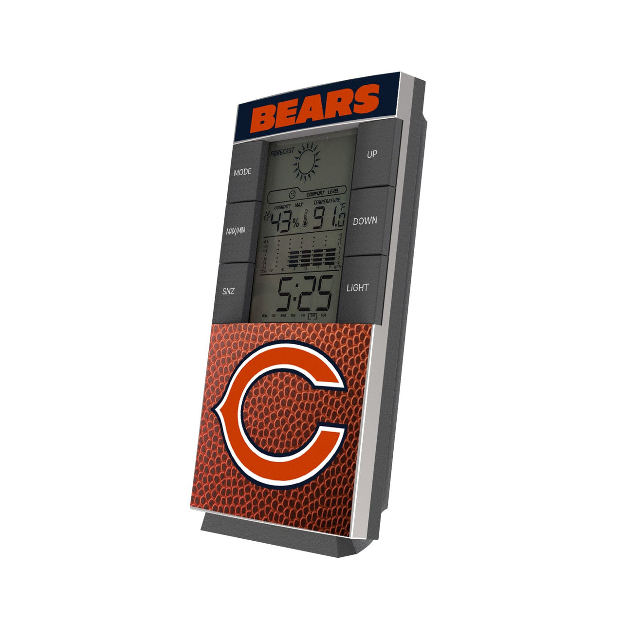 Chicago Bears Football Wordmark Digital Desk Clock-0