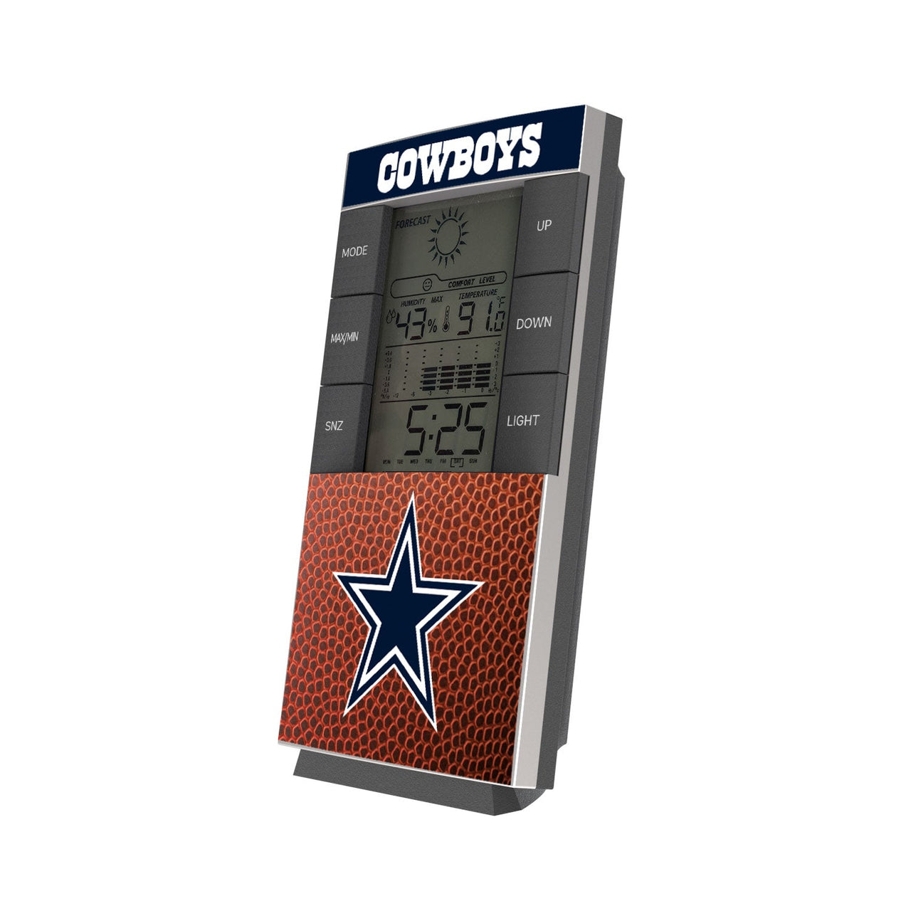 Dallas Cowboys Football Wordmark Digital Desk Clock-0