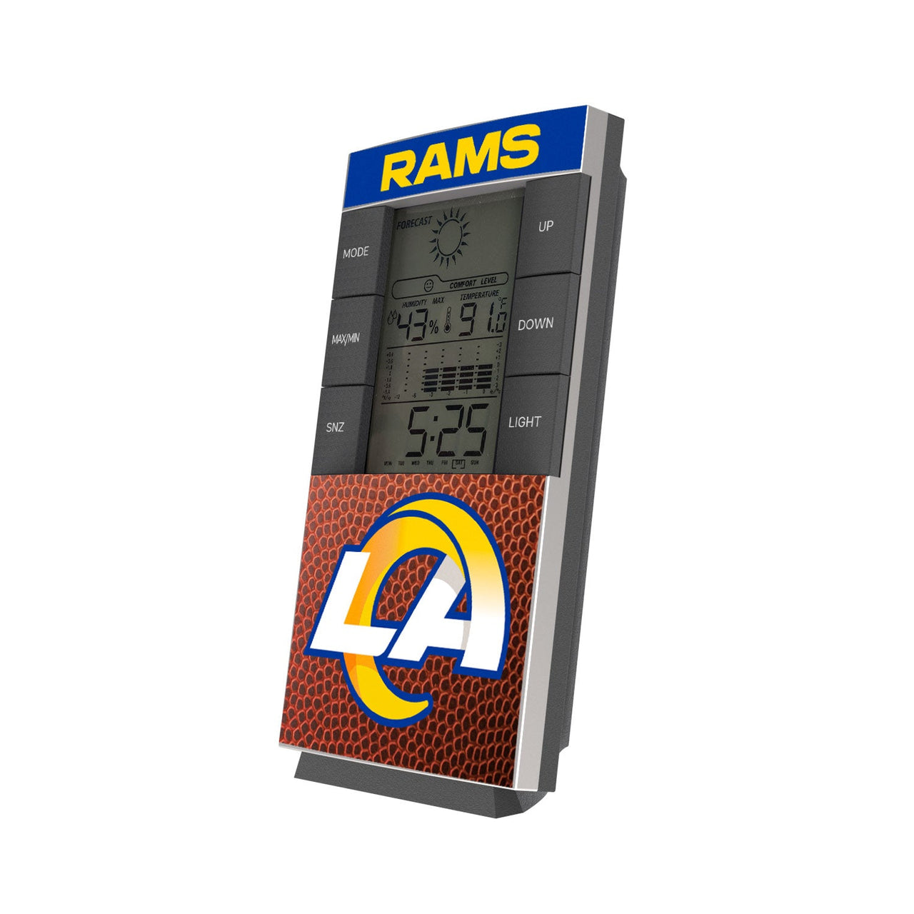 Los Angeles Rams Football Wordmark Digital Desk Clock-0