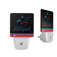 Thumbnail for Miami Marlins Stripe Night Light 2-Pack-0